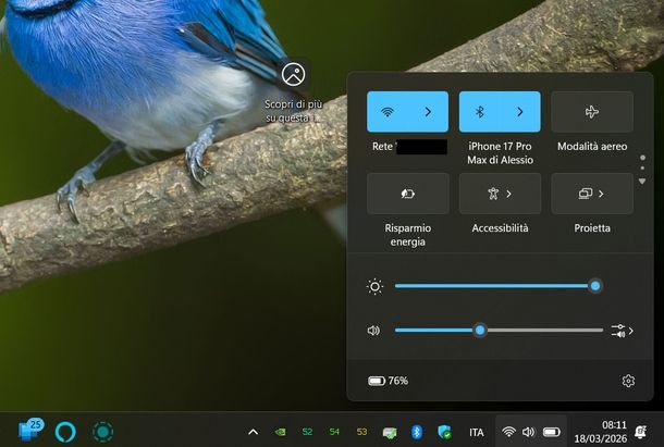 Disattivare risparmio energetico PC Windows