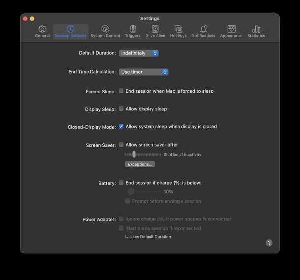 Disattivare risparmio energetico Mac