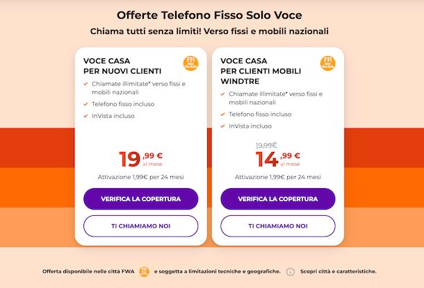 Offerte solo voce
