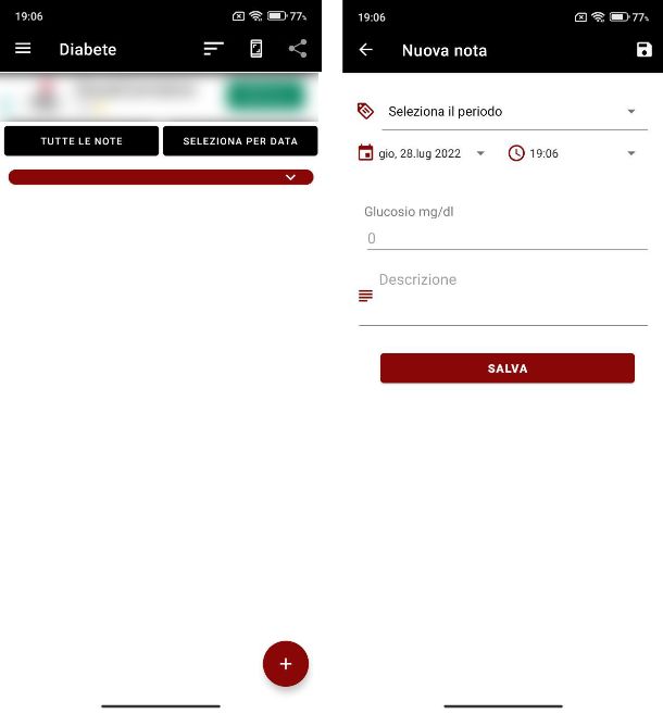 Altre app per registrare glicemia gratis