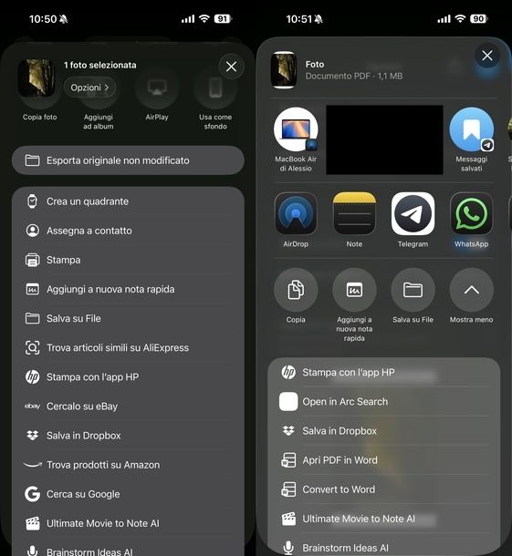 Convertire JPG in PDF gratis iOS