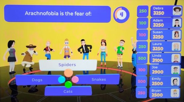 schermata gioco It's Quiz Time