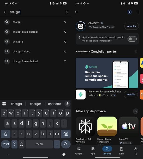 Installare ChatGPT Android