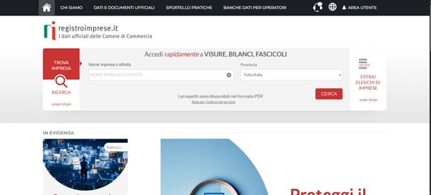 registro imprese