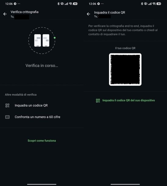 Verificare chat crittografata WhatsApp Android