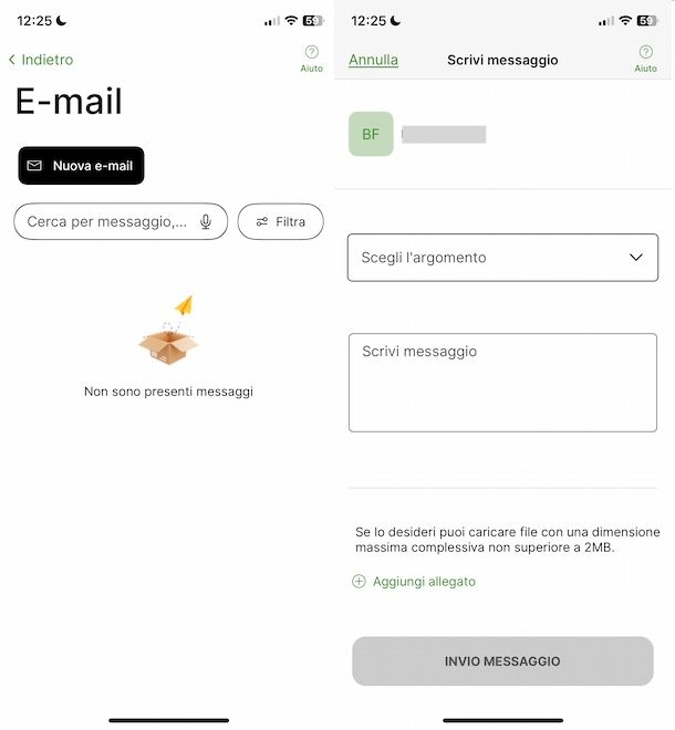 Contattare Intesa Sanpaolo via mail