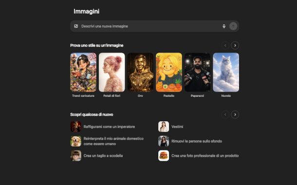 interfaccia ChatGPT online