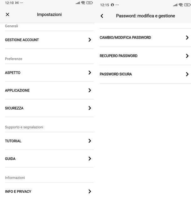 Guida app Libero Mail