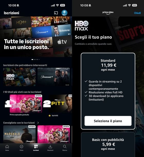 HBO Max Amazon Prime Video Channels