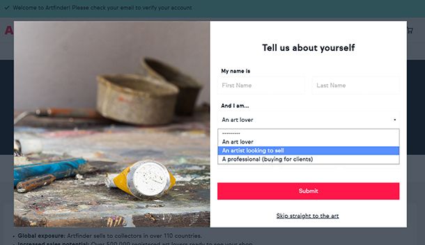 Candidatura Artfinder
