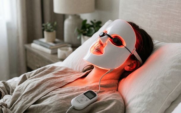 Maschera LED viso
