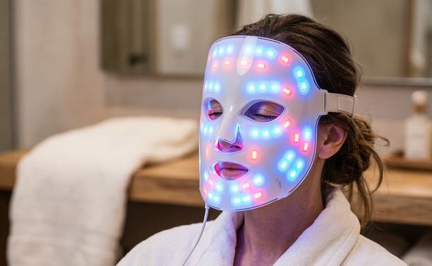 Maschera LED viso