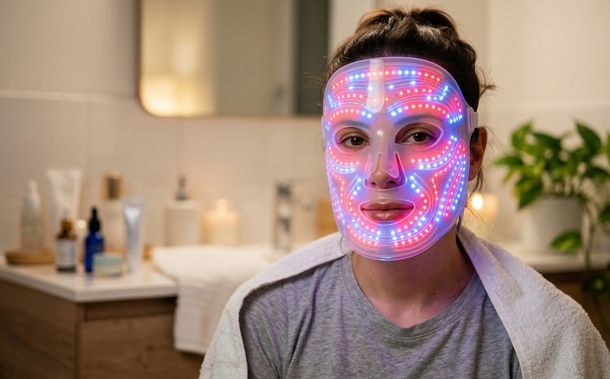 Maschera LED viso