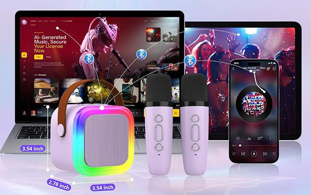 Karaoke per bambini Bluetooth