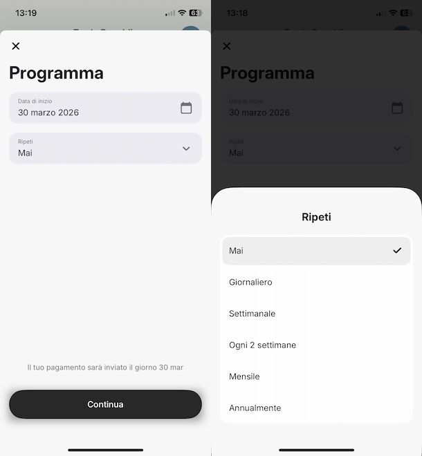 Bonifico con Revolut