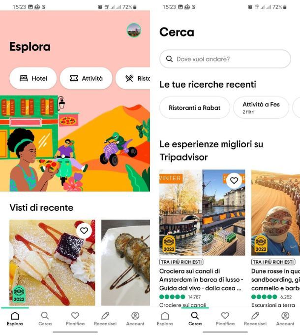 App per organizzare viaggi