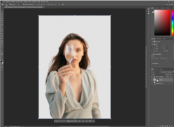 Come rendere trasparente lo sfondo di una immagine