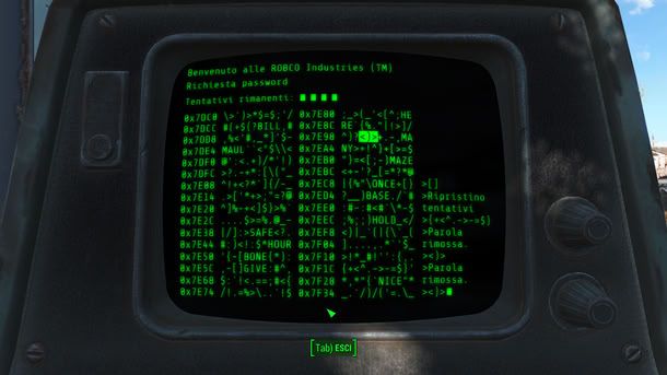 terminale da hackerare col META su Fallout 4