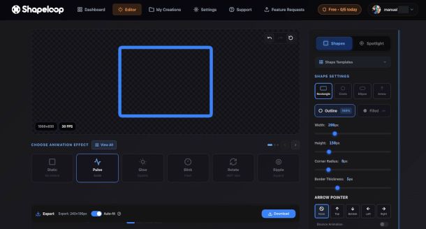 interfaccia Shepeloop