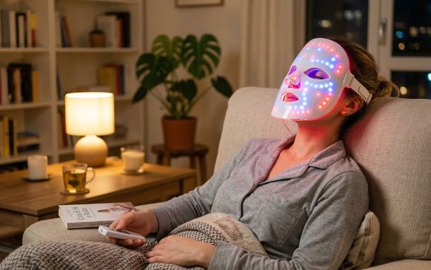 Maschera LED viso