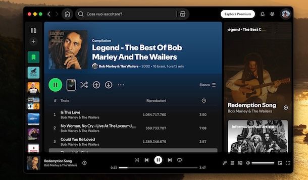 Ascolti canzoni su Spotify