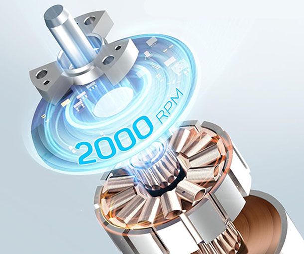 Ventilatore silenzioso con motore DC