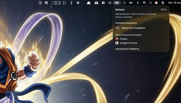 Disattivare risparmio energetico Mac