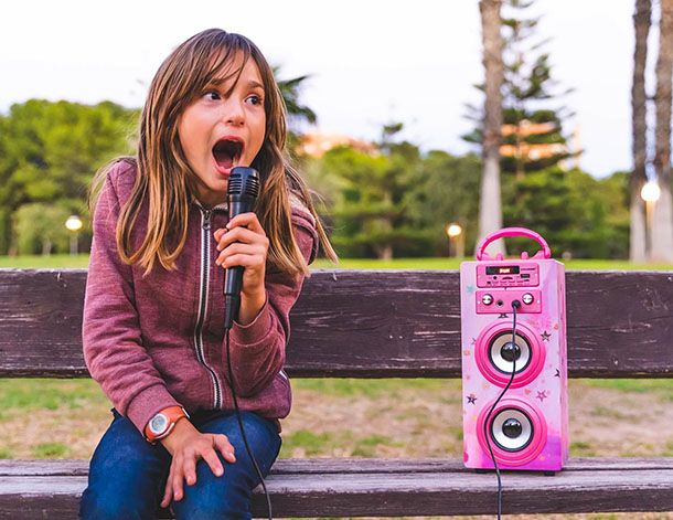 Speaker karaoke portatile