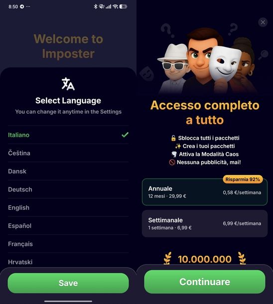 Impostore - Gioco della Spia