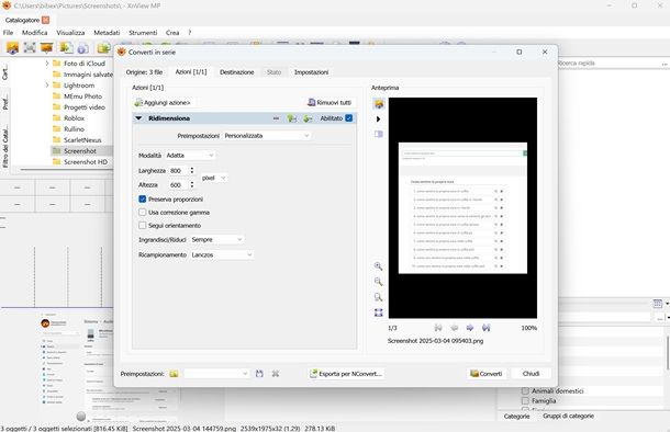 Come ridimensionare le foto digitali