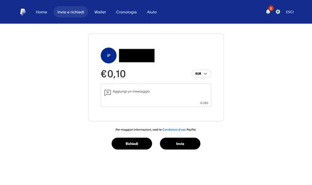 Come inviare link PayPal per farsi pagare Web