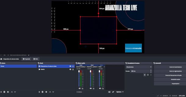 importazione overlay su OBS Studio