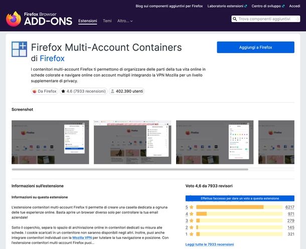 Firefox Multi-Account Containers
