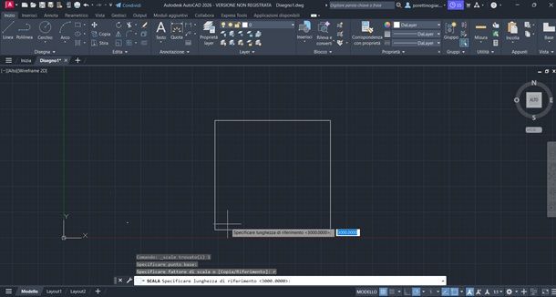 scalare su autocad