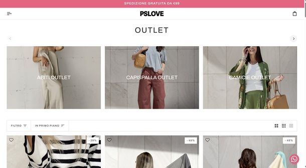 Migliori outlet online