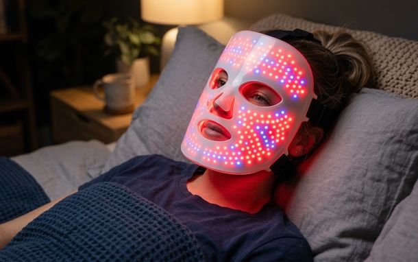 Maschera LED viso