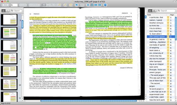 Skim, lettore PDF per Mac