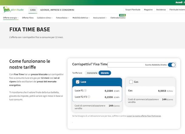Offerte Eni Plenitude