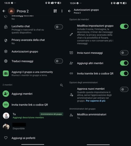 Creare gruppo su WhatsApp dove posso scrivere solo io