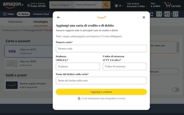 Pagare con Klarna su Amazon