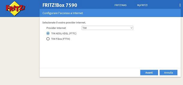 Come configurare Internet TIM su rete fissa