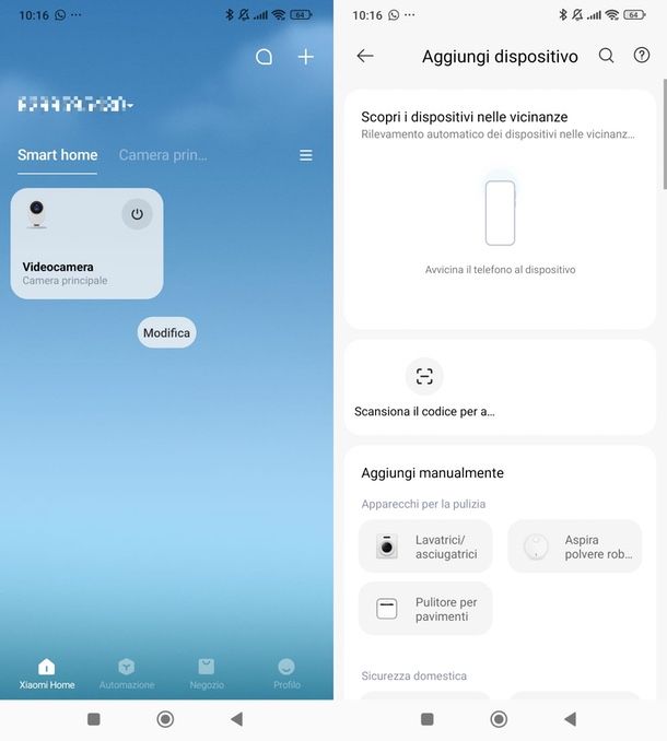 app complementare telecamera cinese 