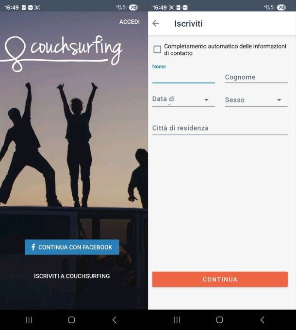 App per organizzare viaggi