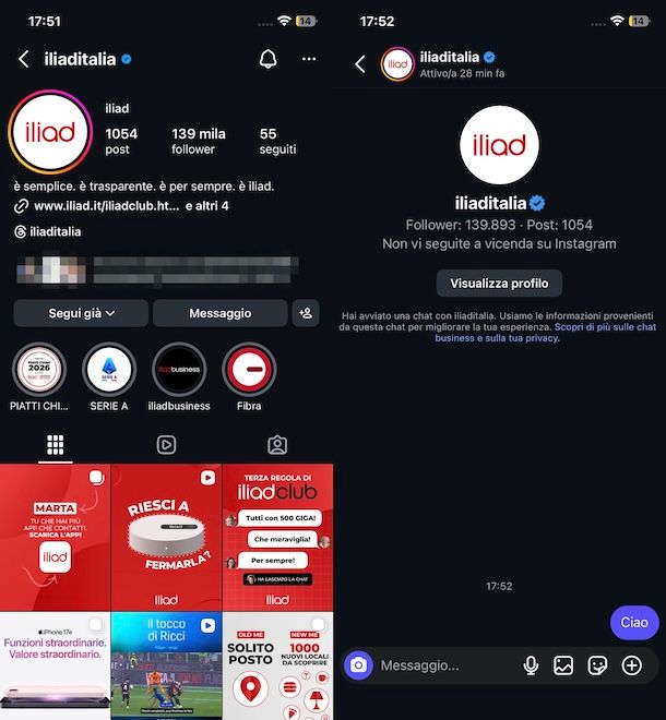 Come contattare iliad