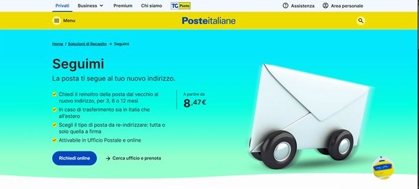 seguimi di poste italiane