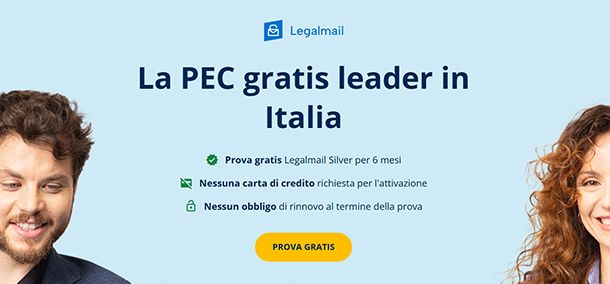 PEC gratuita Legalmail