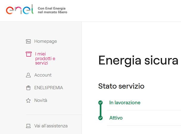 Area clienti Enel Energia