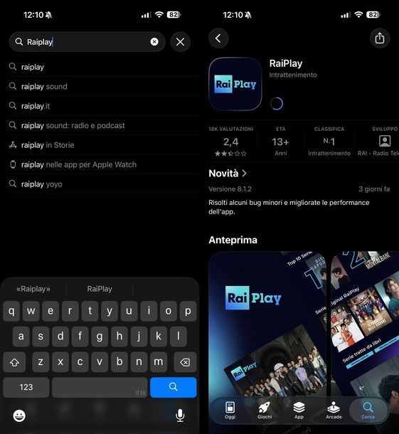 Scaricare RaiPlay iOS