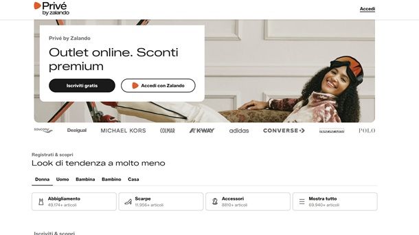 Migliori outlet online