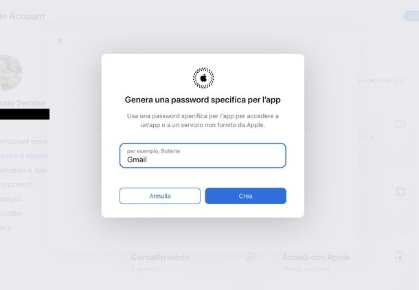 Importare email contatti iCloud in Gmail